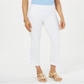 Charter Club Women's Tummy Control Pull on Pants White Size 14
