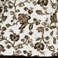 JM Collection Women's Plus Metallic Floral Print Top Black Gold  Size 1X
