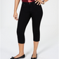 Charter Club Women's Tummy Control Bristol Capri Jeans Black Size 8