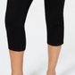 Charter Club Women's Tummy Control Bristol Capri Jeans Black Size 8