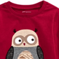 First Impressions Baby Boy's Cotton Little Owl T-Shirt Red Size 12MOS