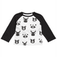 First Impressions Baby Boy's Colorblocked Raglan Printed T-Shirt Black Combo Size 24MOS