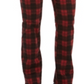 Charter Club Women's Plaid Tummy Control Jeans Black Size Square18