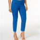 Alfani Women's Tummy-Control Pull-on Capri Pants Blue Size 16 Petiteetite