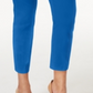 Alfani Women's Tummy-Control Pull-on Capri Pants Blue Size 16 Petiteetite