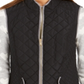 Charter Club Women's Quilted Stand-Collar Vest Black Size X-Large