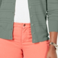 Charter Club Women's Textured Cardigan Green Green Size X-Small