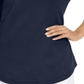 Karen Scott Women's Cotton Lace-up T-Shirt Blue Size Large