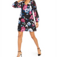 INC International Concepts Women's Bow-Back Shift Dress Black Size Small
