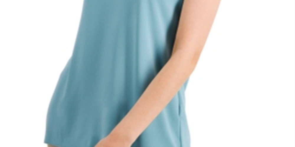 Alfani Women's Shell Camisole Tank Top Green Size X-Large