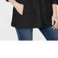 Karen Scott Women's Sport Zip-Pocket Cardigan Black Size Large