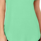 JM Collection Women's Scoop Neck Top Green Size X-Large