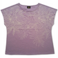 JM Collection Women's Embroidered Top Purple Size Medium