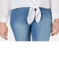 Charter Club Women's Long Sleeve V Neck Blouse Top White Size Medium
