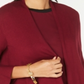 Alfani Women's Tie-Sleeve Cardigan Violet Red Size Petite L