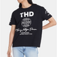Tommy Hilfiger Men's Graphic Crew Neck T-Shirt Black Size 2XL