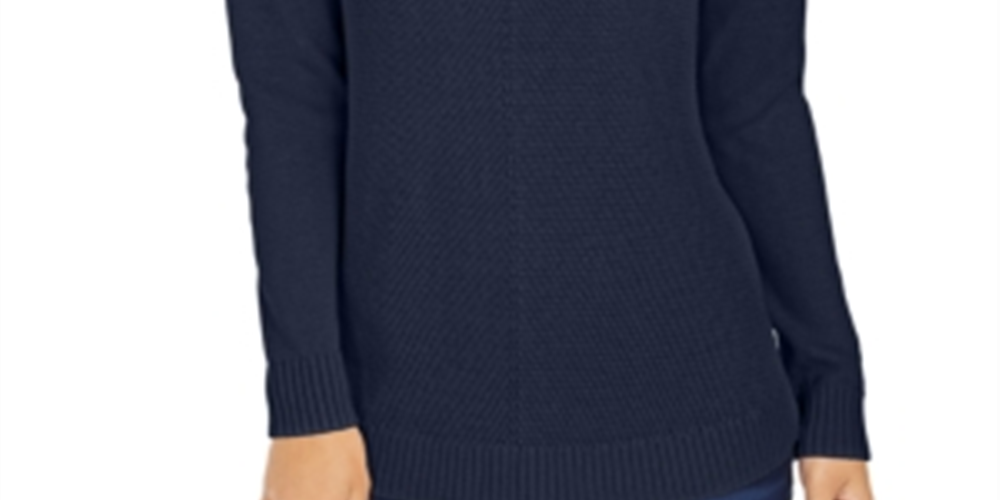 Charter Club Women's V-Neck Sweater Blue Size X-Large
