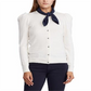 Ralph Lauren Women's Neck-Scarf Cotton Sweater White Size Petite