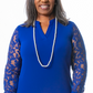 Kasper Women's Lace Knee Sheath Dress Blue Size X-Large