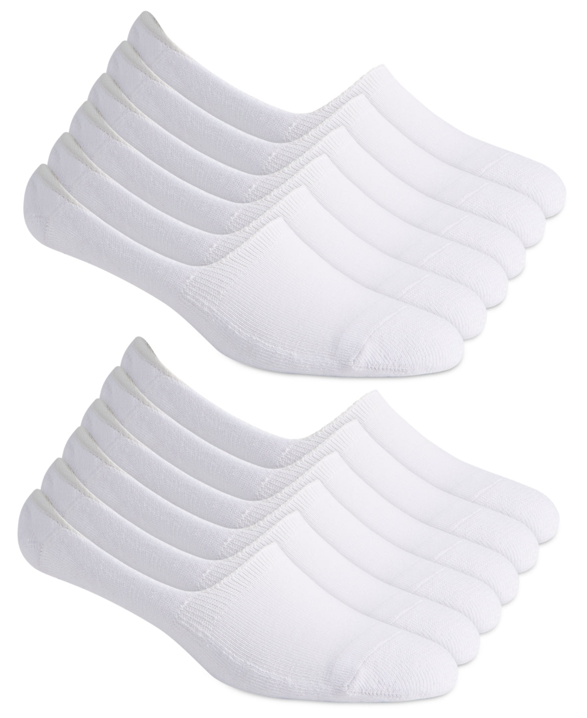 Club Room Men's No Show 12 pack Socks White Size 10-13