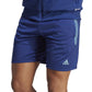 adidas Men's Tiro Lightweight Three Stripe 8 Track Shorts Blue Size Small