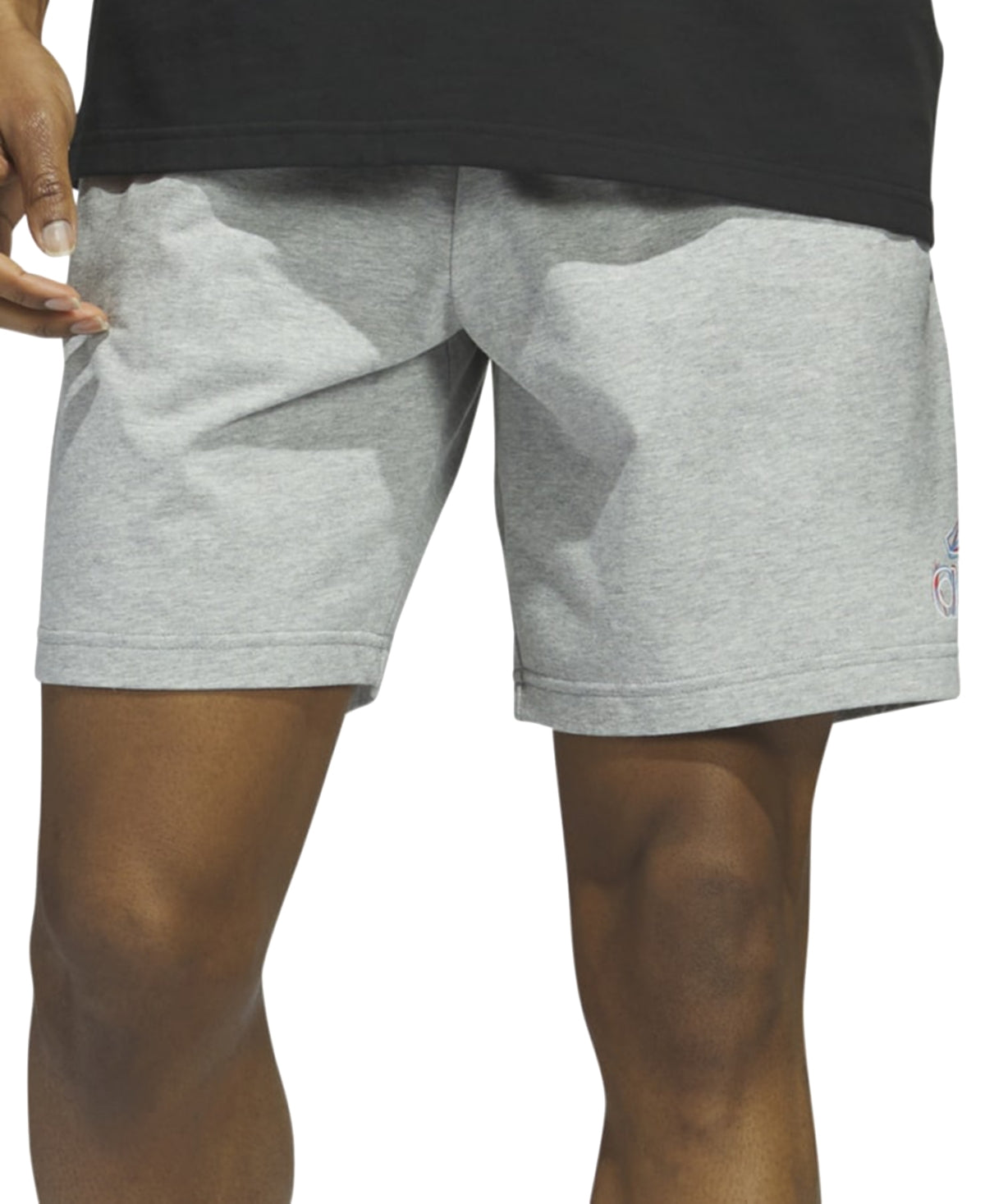 adidas Men's 7 Essentials Americana Jersey Shorts Gray Size XX-Large