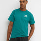 Champion Men's Classic Graphic Tee Green Size Small