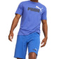 Puma Men's Essential Logo T-Shirt Blue Size Small