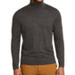 Club Room Men's Merino Wool Blend Turtleneck Sweater Gray Size Medium