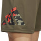 adidas Men's Train Essentials Seasonal Camo Filled Logo Training Shorts Green Size XX-Large