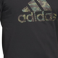adidas Men's Camo Logo Cotton Short-Sleeve T-Shirt Black Size Small