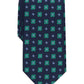 Club Room Men's Classic Geo Neat Tie Green Size Regular