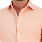 Bar III Men's Slim Fit Chambray Dress Shirt Orange Size Medium