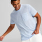 And Now This Men's Slub Pocket Short Sleeve Shirt Blue Size Medium