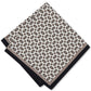 Alfani Men's Geometric Print Pocket Square Beige Size Regular