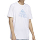 adidas Men's Short Sleeve Crewneck Food Truck Graphic T-Shirt White Size XX-Large
