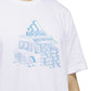 adidas Men's Short Sleeve Crewneck Food Truck Graphic T-Shirt White Size X-Large