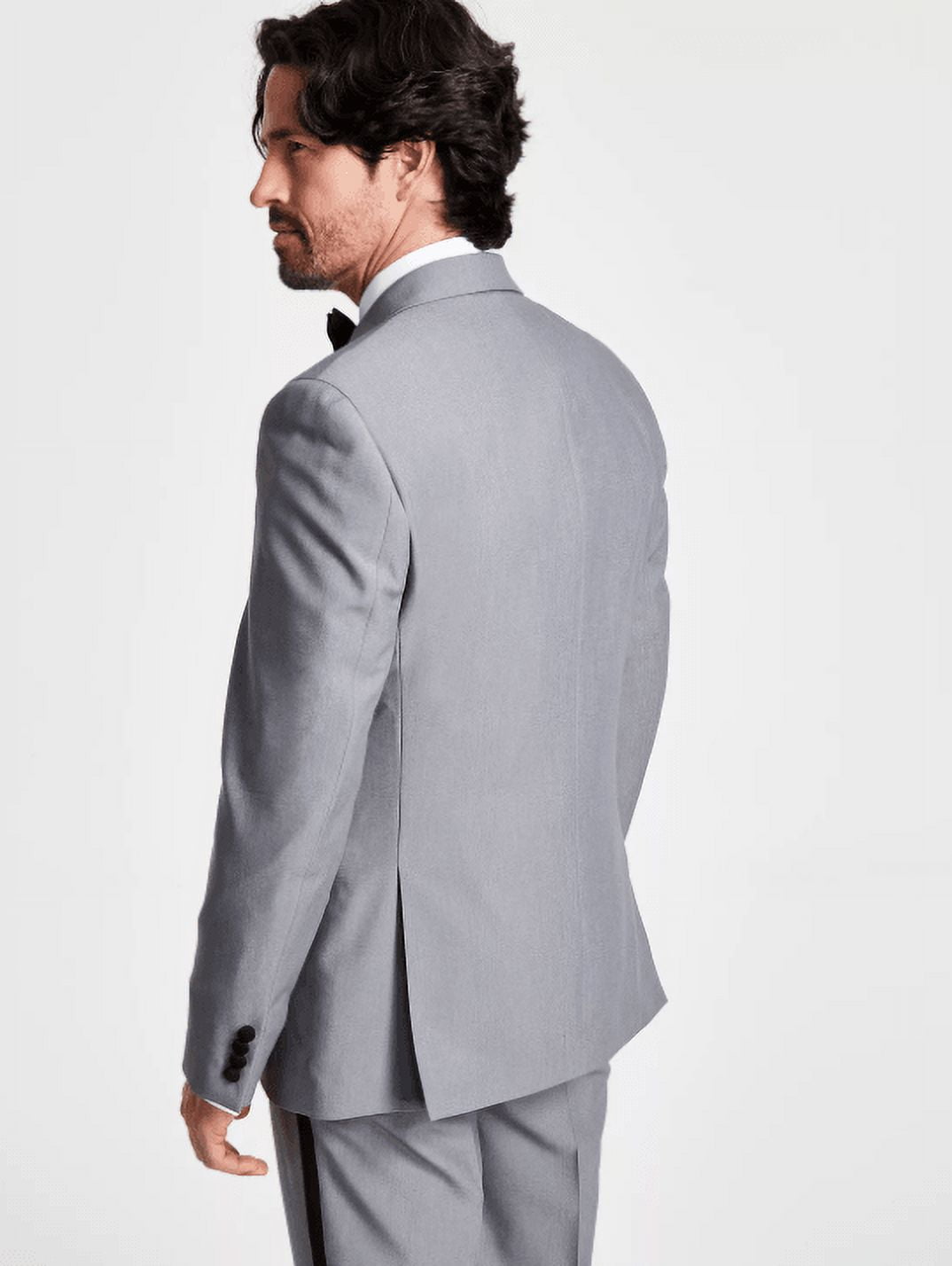 Alfani Men's Slim Fit Tuxedo Jacket Gray Size 46