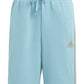 adidas Men's 3 Stripes 10 Fleece Shorts Blue Size Small