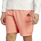 adidas Men's Essentials Fleece Cargo Shorts Orange Size XX-Large