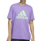 adidas Men's Short Sleeve Logo Graphic T Shirt Purple Size X-Large