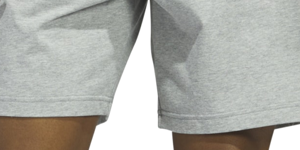 adidas Men's 7 Essentials Americana Jersey Shorts Gray Size Medium