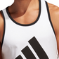 adidas Men's Badge Of Sport Logo Graphic Tank White Size Small