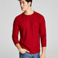 And Now This Men's Crewneck Knit Thermal Shirt Red Size X-Large
