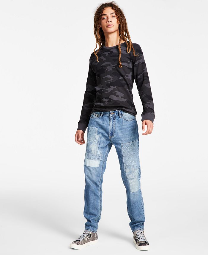 Sun + Stone Men's Abel Light Wash Style Jeans Blue Size 34