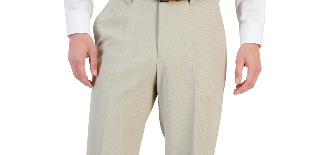 Hugo Boss Men's Modern Fit Superflex Suit Pants Beige Size 40
