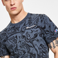 Champion Men's Classic Standard Fit Graphic T Shirt Black Size Small