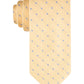 Tommy Hilfiger Men's Linen Dot Tie Yellow Size Regular