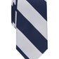 Club Room Men's Classic Stripe Tie Blue Size Regular