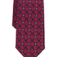 Club Room Men's Stanton Grid Tie Red  Size Regular